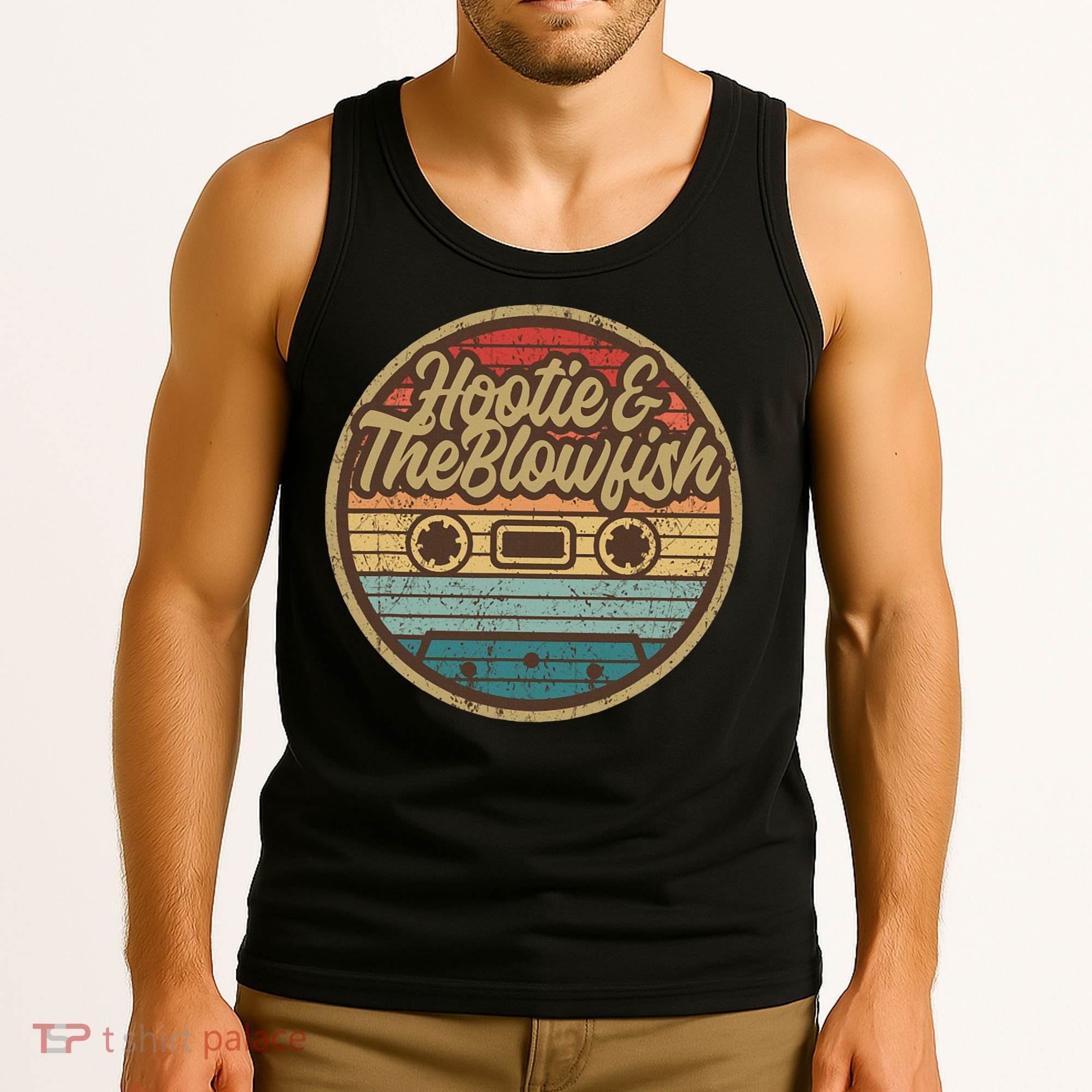 Hootie And The Blow Retro Cassette Musician Tank Top