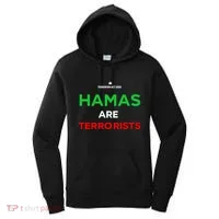 Hamas Are Terrorists Please Dont Arrest Me Women's Hoodie thumb 0