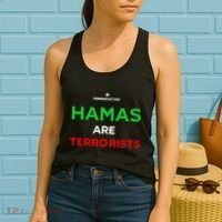 Hamas Are Terrorists Please Dont Arrest Me Women's Tank Top thumb 2