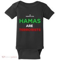 Hamas Are Terrorists Please Dont Arrest Me Baby Bodysuit thumb 0