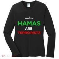Hamas Are Terrorists Please Dont Arrest Me Women's Long Sleeve Shirt thumb 0