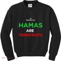 Hamas Are Terrorists Please Dont Arrest Me Kids Sweatshirt thumb 0