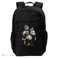 Howling At The Moon Funny Panda Panda Backpack thumb 0
