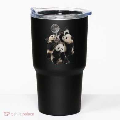 Howling At The Moon Funny Panda Panda Tumbler