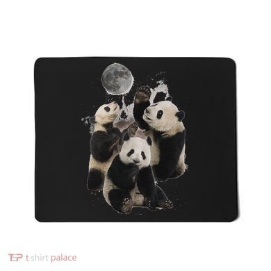 Howling At The Moon Funny Panda Panda Mousepad