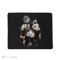 Howling At The Moon Funny Panda Panda Mousepad thumb 0