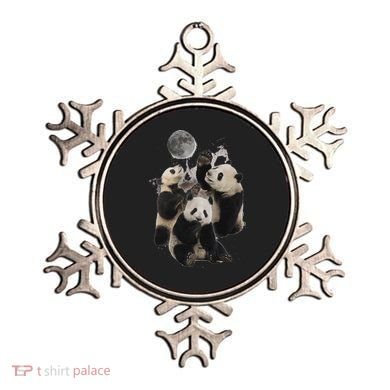 Howling At The Moon Funny Panda Panda Ornament