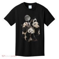 Howling At The Moon Funny Panda Panda Kids T-Shirt thumb 0