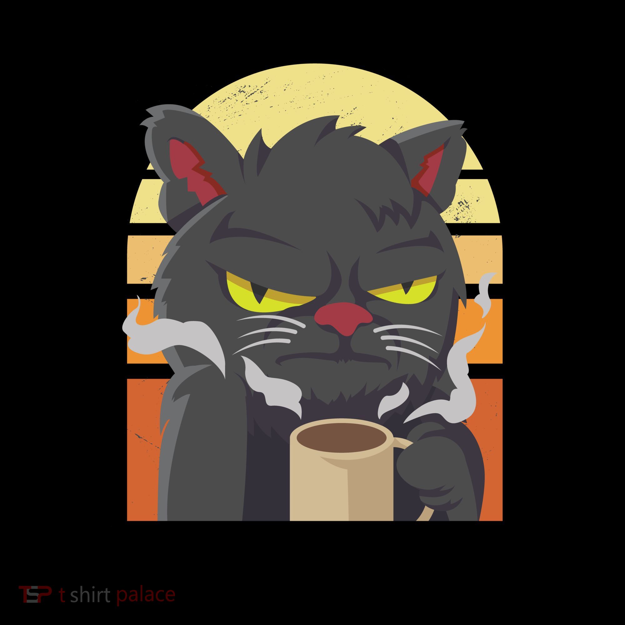 Hate Morning People Cat Funny Coffee Mug