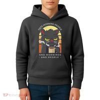 Hate Morning People Cat Funny Kids Hoodie thumb 4