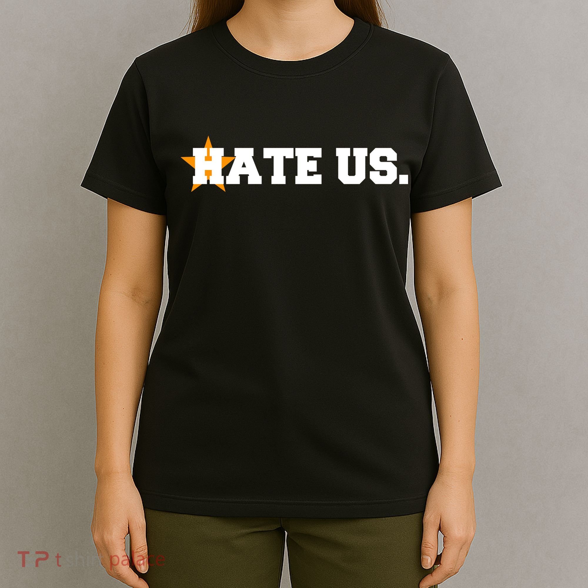 Hate Us Houston Baseball Star T-Shirt