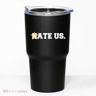 Hate Us Houston Baseball Star Tumbler
