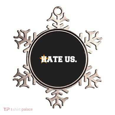 Hate Us Houston Baseball Star Ornament