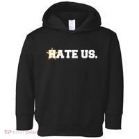 Hate Us Houston Baseball Star Toddler Hoodie thumb 0