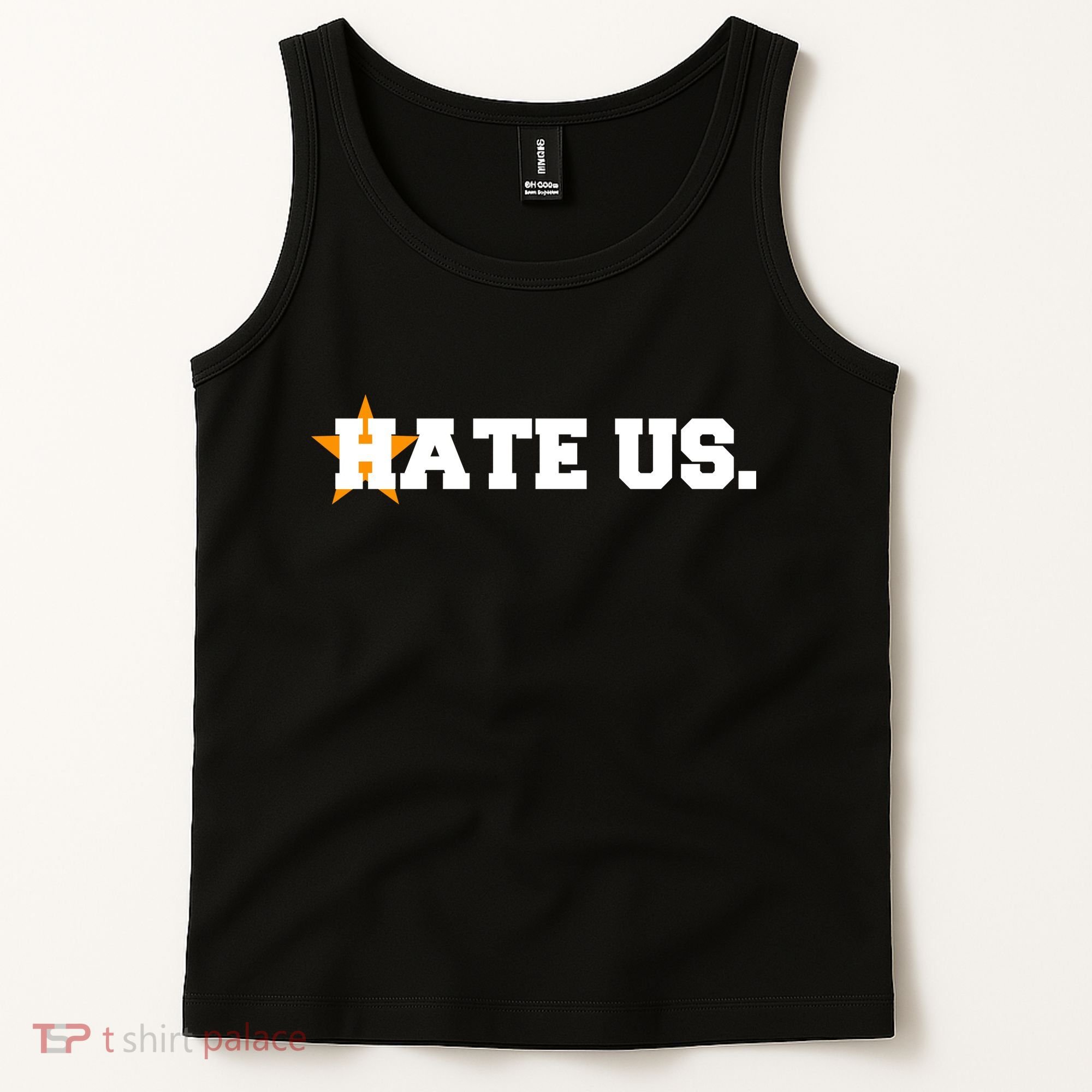 Hate Us Houston Baseball Star Tank Top