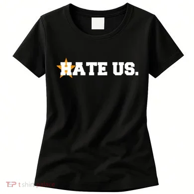 Hate Us Houston Baseball Star Women's T-Shirt