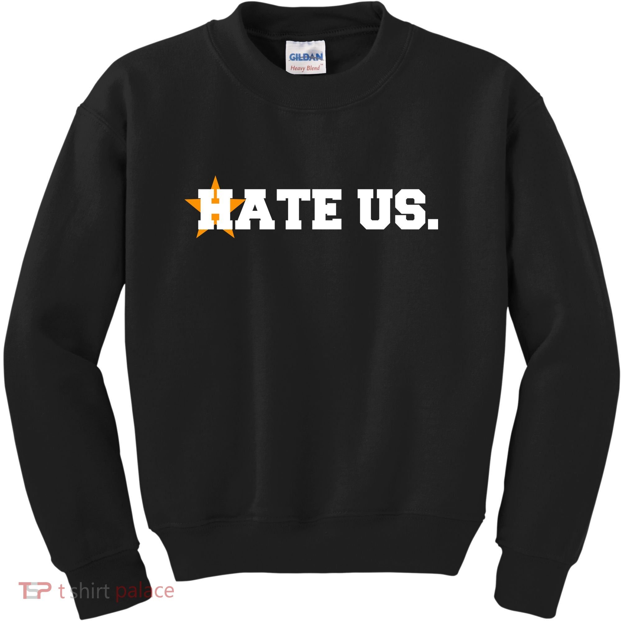 Hate Us Houston Baseball Star Kids Sweatshirt