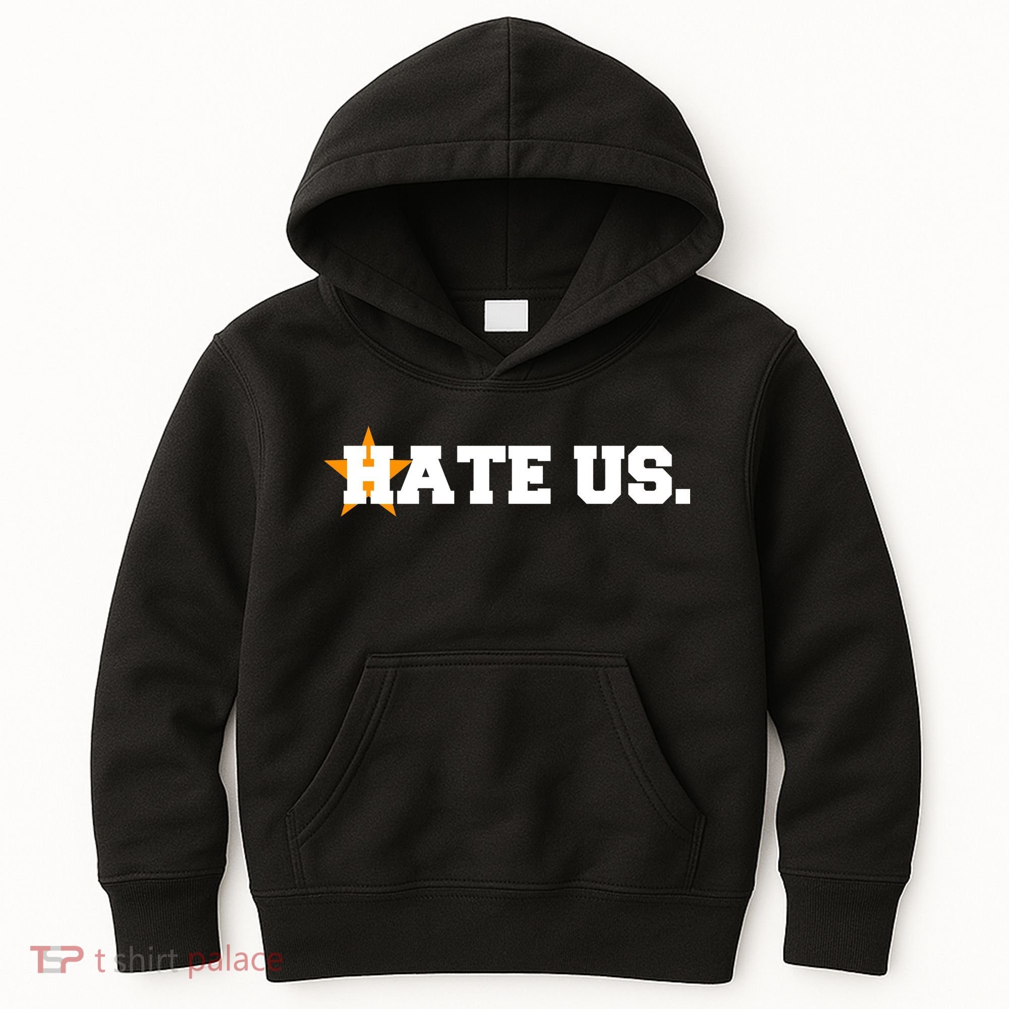 Hate Us Houston Baseball Star Kids Hoodie