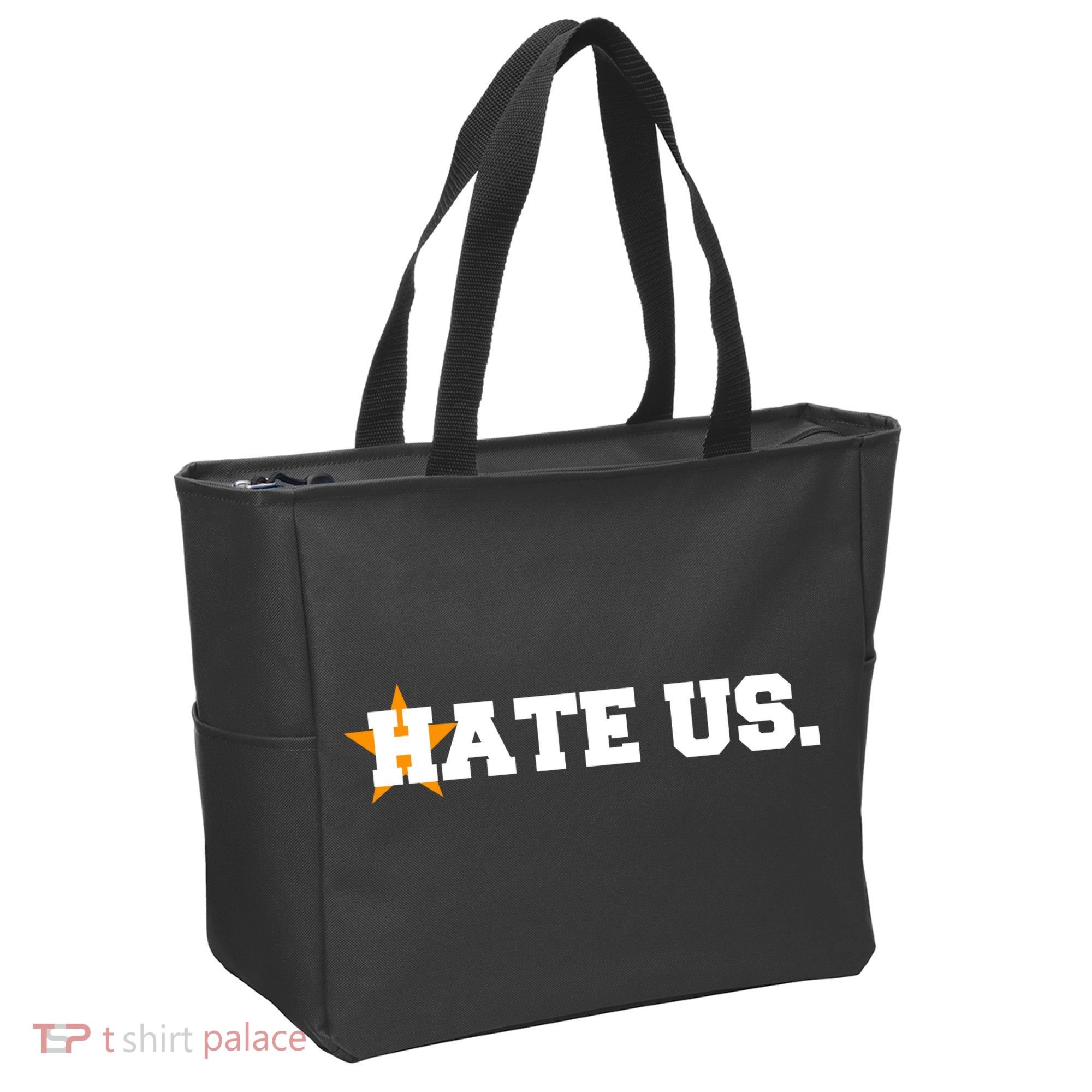Hate Us Houston Baseball Star Tote Bag
