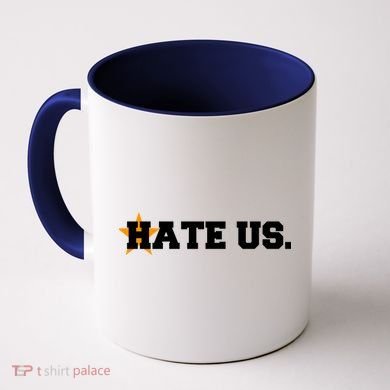Hate Us Houston Baseball Star Coffee Mug