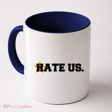 Hate Us Houston Baseball Star Coffee Mug