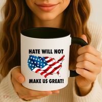 Hate Will Not Make Us Great Coffee Mug thumb 3