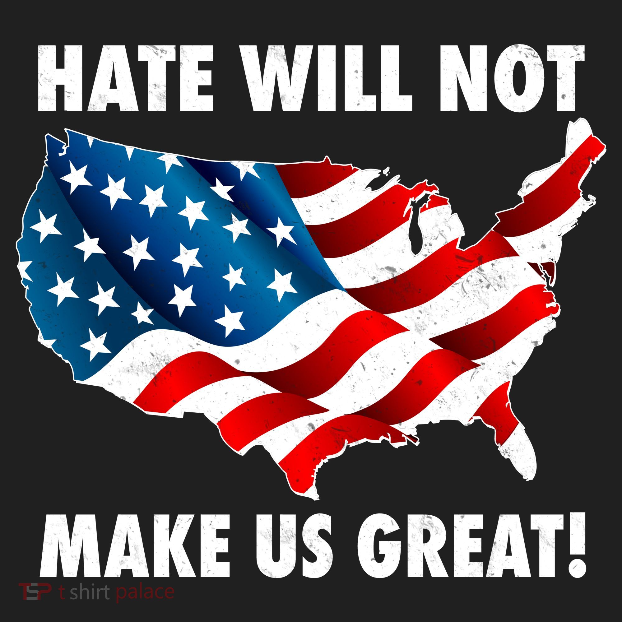 Hate Will Not Make Us Great Golf Towel