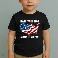 Hate Will Not Make Us Great Toddler T-Shirt thumb 2