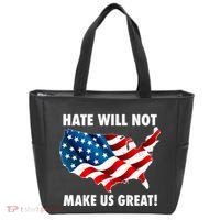 Hate Will Not Make Us Great Tote Bag thumb 0