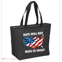 Hate Will Not Make Us Great Tote Bag thumb 2