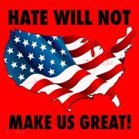 Hate Will Not Make Us Great Santa Hat thumb 1