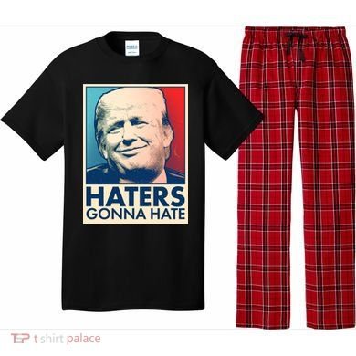 Haters Gonna Hate Poster Pro Trump Pajama Set
