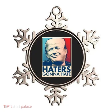 Haters Gonna Hate Poster Pro Trump Ornament