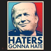 Haters Gonna Hate Poster Pro Trump Hat thumb 2