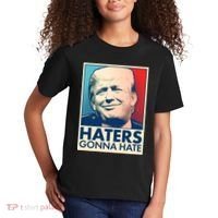 Haters Gonna Hate Poster Pro Trump Kids T-Shirt thumb 2