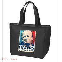 Haters Gonna Hate Poster Pro Trump Tote Bag thumb 3