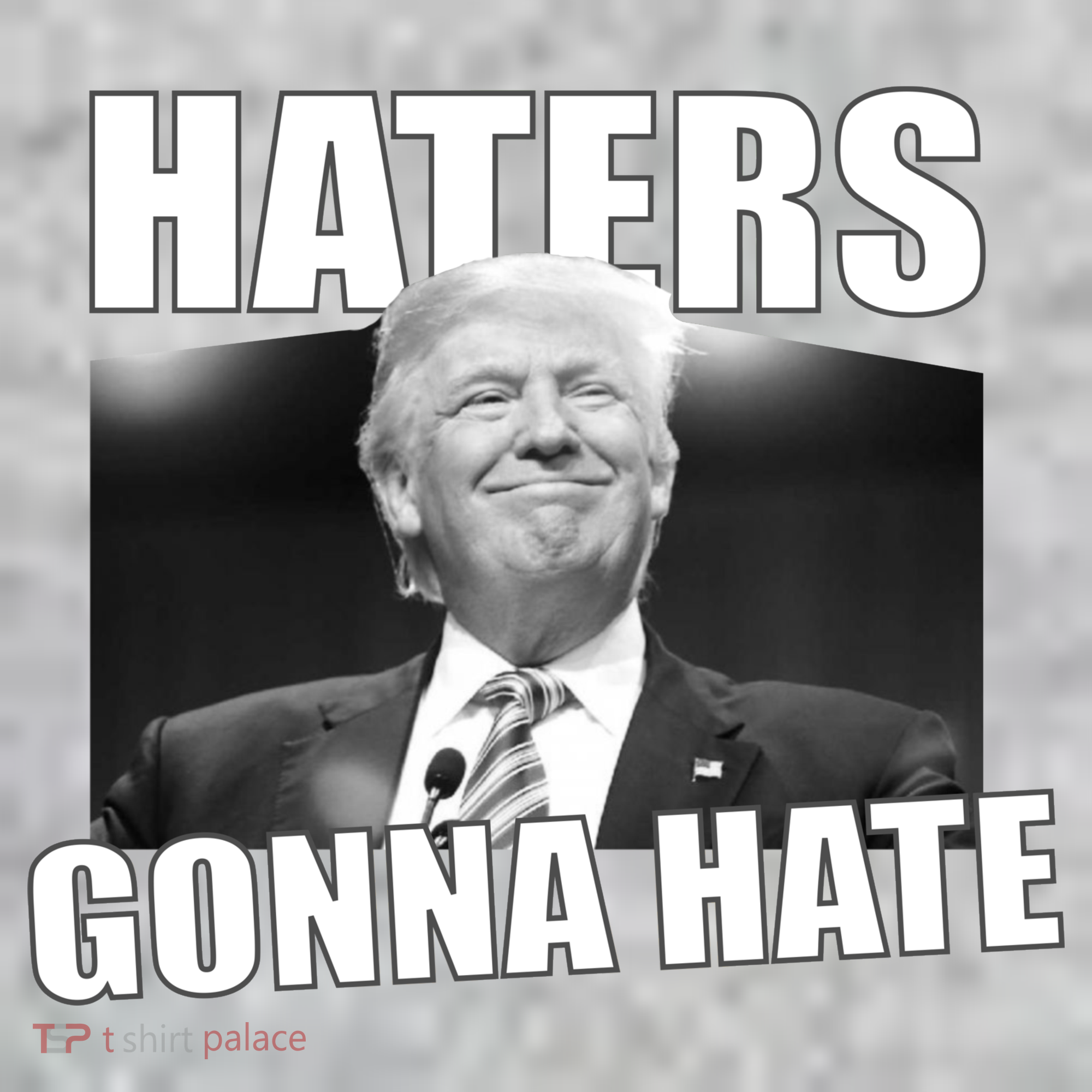 Haters Gonna Hate Trump The Baniff Cuffed Pom Beanie