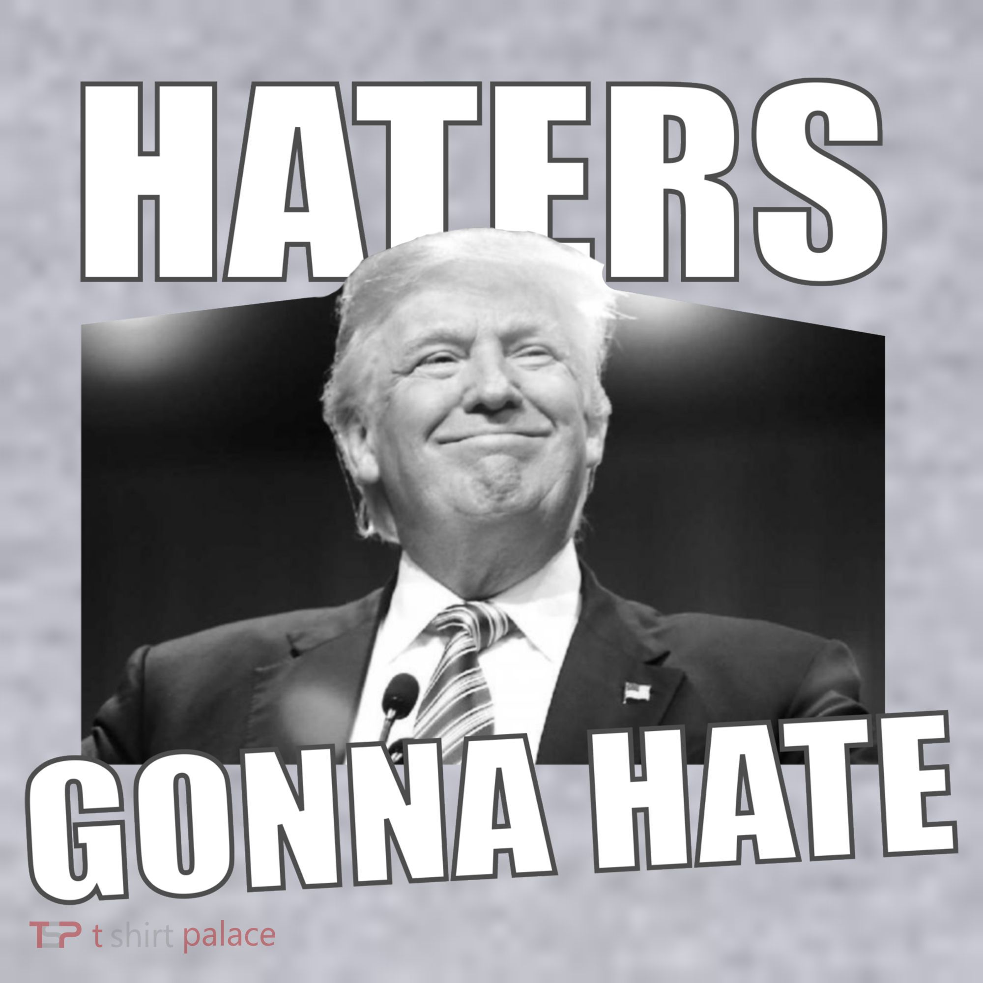 Haters Gonna Hate Trump Women's Racerback Cropped Tank