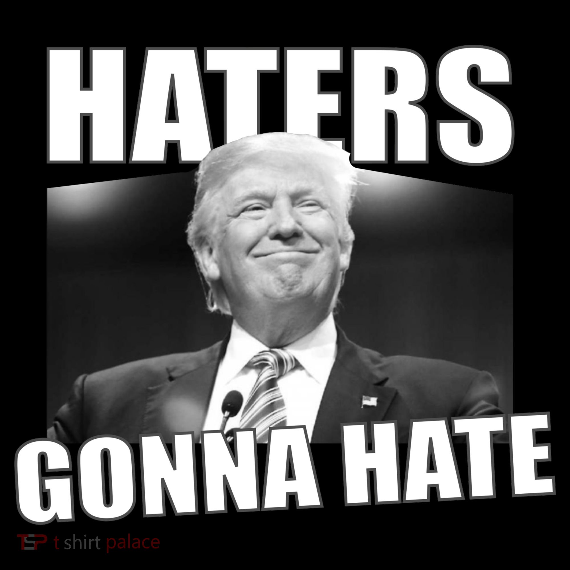 Haters Gonna Hate Trump USA-Made Doggie Bandana