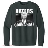 Haters Gonna Hate Trump V.I.T. Fleece Crew Sweatshirt thumb 0
