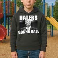 Haters Gonna Hate Trump Kids Hoodie thumb 2