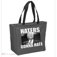 Haters Gonna Hate Trump Tote Bag thumb 2