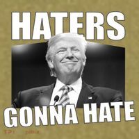 Haters Gonna Hate Trump Garment-Dyed Women's Muscle Tee thumb 6
