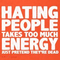 Hating People Takes Too Much Energy Mousepad thumb 1