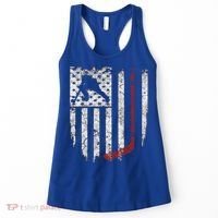 Hockey American Usa Flag Gift Mens Tee Gift Women's Tank Top thumb 0