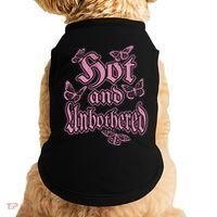 Hot And Unbothered Butterfly Quote Doggie Tank thumb 0