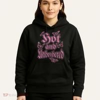 Hot And Unbothered Butterfly Quote Hoodie thumb 5