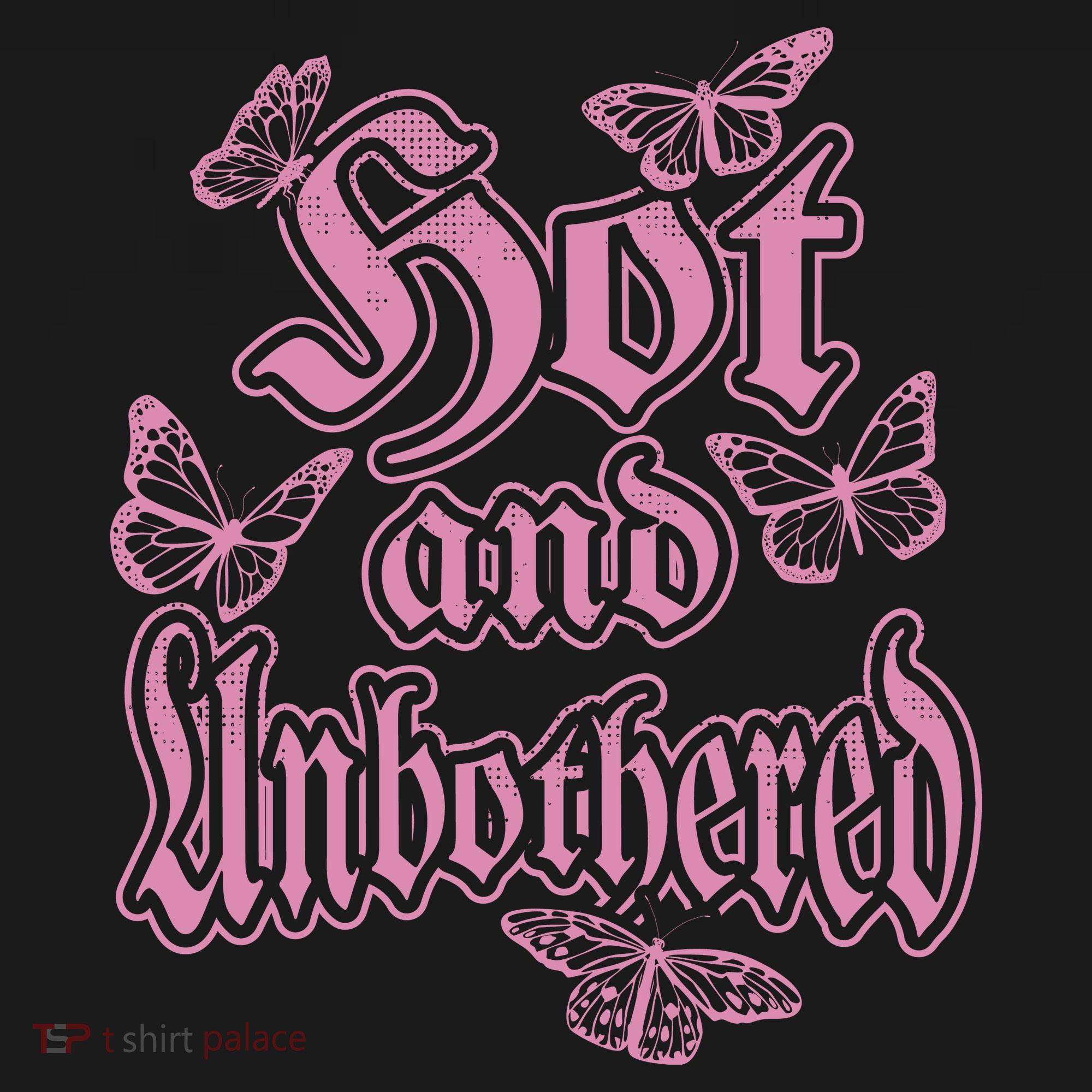 Hot And Unbothered Butterfly Quote Apron