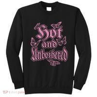 Hot And Unbothered Butterfly Quote Sweatshirt thumb 0