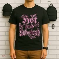 Hot And Unbothered Butterfly Quote T-Shirt thumb 6